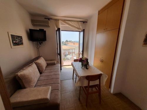 Zona de estar de Apartments Andjus