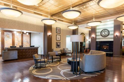 Ruang duduk di Homewood Suites by Hilton Indianapolis Downtown