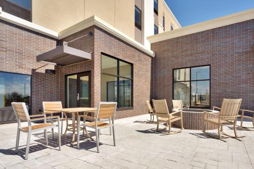 Veranda oz. zunanji predel v nastanitvi Hampton Inn & Suites Rexburg