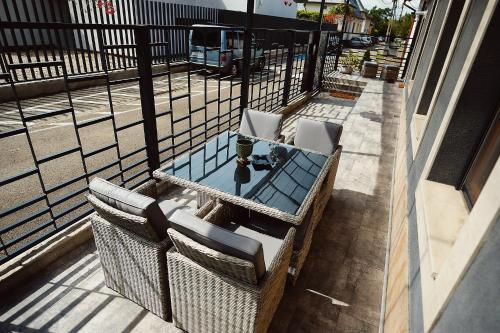 A balcony or terrace at Magio Apartments