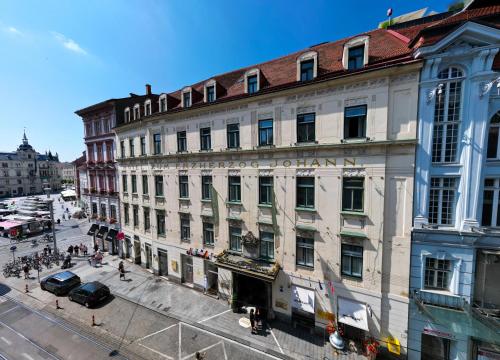 El edificio en el que está el hotel