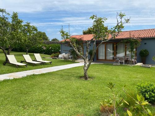 A garden outside Quinta do Monteverde