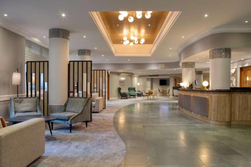 พื้นที่นั่งเล่นของ Hilton Nottingham Hotel