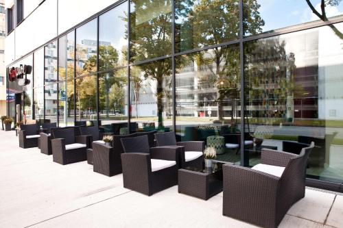 Zona d'estar a Hampton By Hilton Vienna Messe