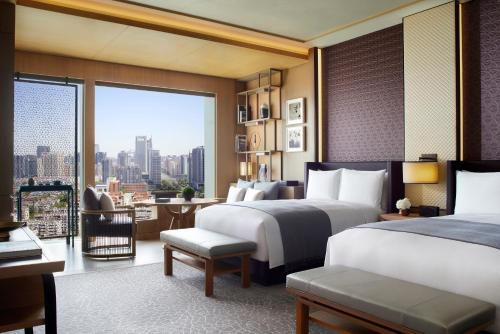 The Ritz-Carlton, Xi'an 객실 침대