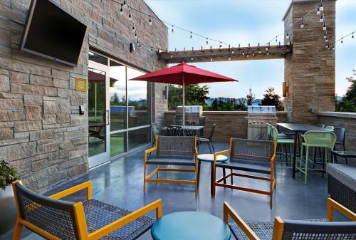 Balkon ili terasa u objektu Home2 Suites By Hilton Asheville Airport