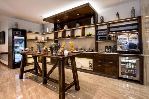 A kitchen or kitchenette at Hilton Montreal/Laval