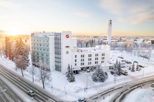 Original Sokos Hotel Lakeus Seinäjoki during the winter