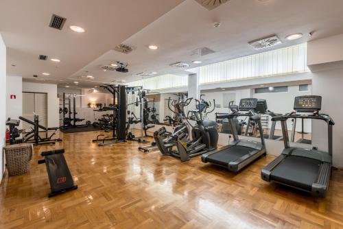 Fitnes oz. oprema za telovadbo v nastanitvi Annex building of Art Hotel