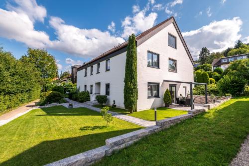 Vrt pred nastanitvijo Ferienwohnung Blickfang am Nordberg