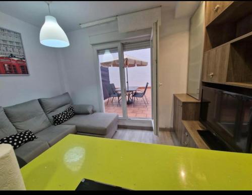 Istumisnurk majutusasutuses Apartamento con terraza y parking