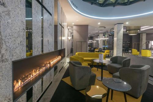 Зона вітальні в Hampton By Hilton Poznan Old Town