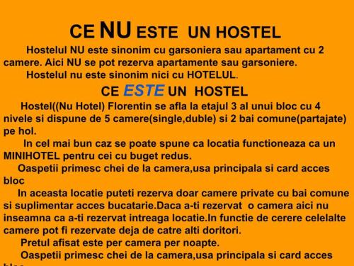 康斯坦察Hostel Florentin camere băi comune acces bucatarie Cheap rooms Smart TV Netflix Constanta kitchen and laundry machine acces fast wifi的医院门票收据