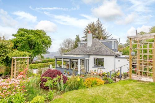 A garden outside Urquhart Bay B&B