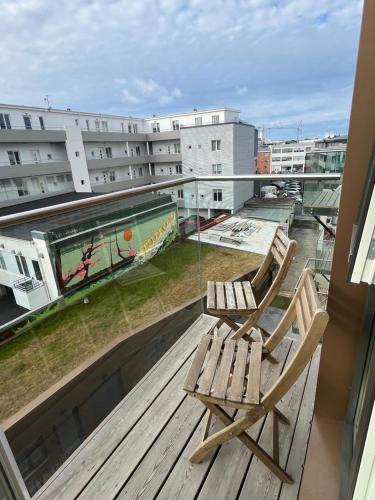 Balkon ili terasa u objektu Iceland SJF Apartments - 401