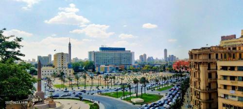 Vista general de El Caire o vistes de la ciutat des de l'alberg