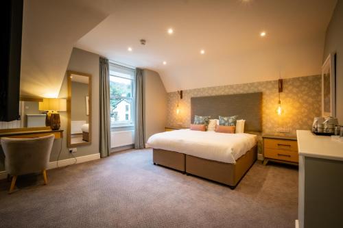 Giường trong phòng chung tại Ambleside Fell Rooms