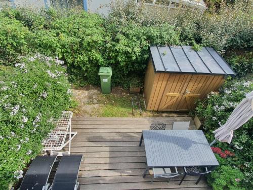 Un jardín fuera de Maison à Quiberon