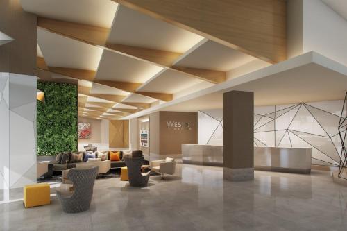 Area tempat duduk di The Westin Irving Convention Center at Las Colinas