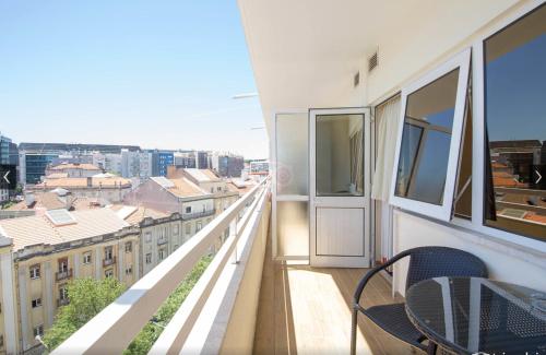 En balkon eller terrasse på Hotel Principe Lisboa