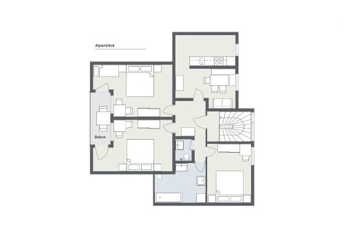 Floor plan ng Alpenblick by Pferd auf Wolke