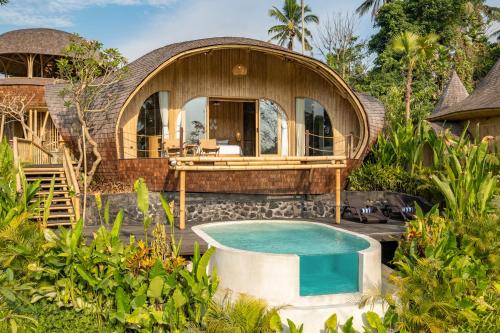 The swimming pool at or close to Jungleight Bali