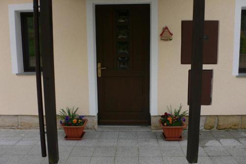 A fachada ou entrada em TRIXI´S GUESTHOUSE