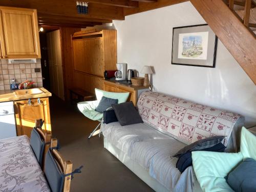 Oleskelutila majoituspaikassa Appartement dupleix - 6 personnes - Grand Bornand village