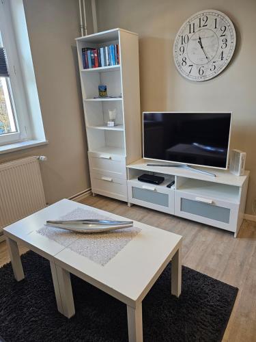 TV tai viihdekeskus majoituspaikassa Apartment mea