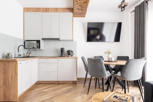 Kuchyň nebo kuchyňský kout v ubytování Para Apartments - Dwupoziomowe Apartamenty