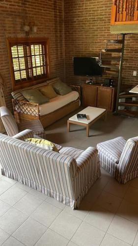 Кът за сядане в Hermoso loft en Pinamar Norte