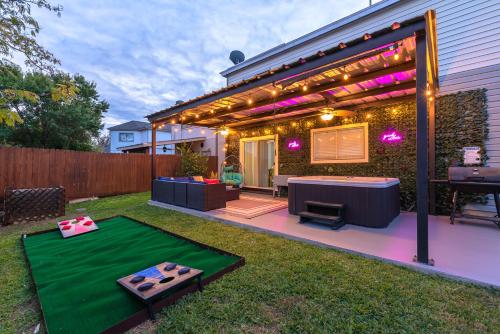 สวนหย่อมนอก Gameroom, Bbq & Hot-tub By Lackland & Seaworld