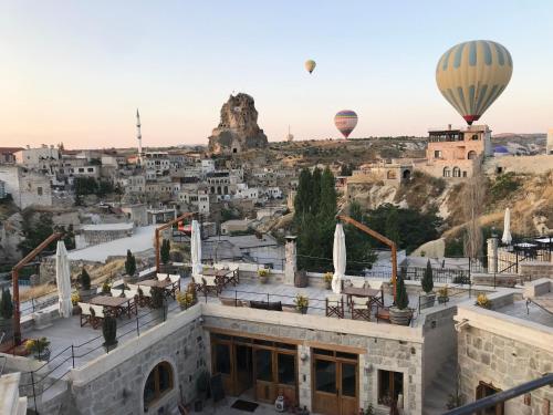 Vista general de Nevşehir o vista desde el hotel