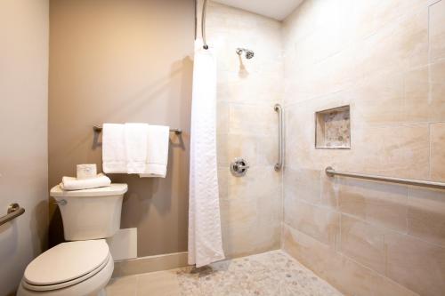 Motel 6 Williams AZ Downtown Grand Canyon tesisinde bir banyo