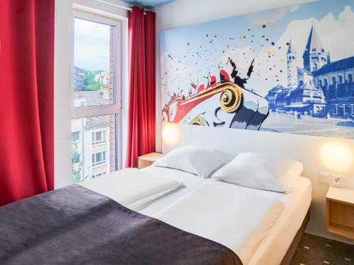 Gulta vai gultas numurā naktsmītnē B&B Hotel Mainz-Hbf