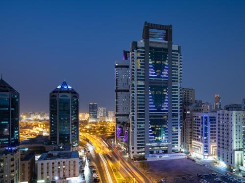 Vista general de Sharjah o vistes de la ciutat des de l'hotel