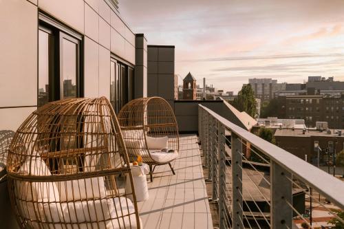 En balkong eller terrasse på Sonder 907 Main