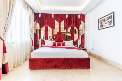 A bed or beds in a room at One Hotel Casablanca