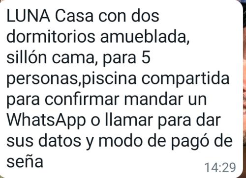 Foto da galeria de Macrigaluma Luna solo con seña em Barra del Chuy