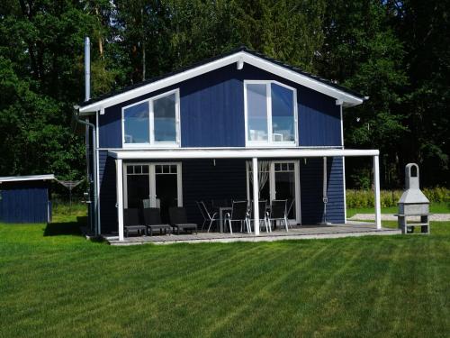 Zahrada ubytování Ferienhaus Seewind mit Sauna am Duemmer See, Duemmer