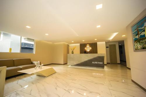 A seating area at Apartamentos Amoblados Confort Turismo en Cúcuta