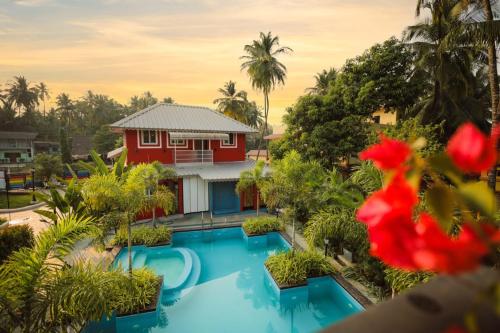 The swimming pool at or close to Cherryleen Resort Nagaon