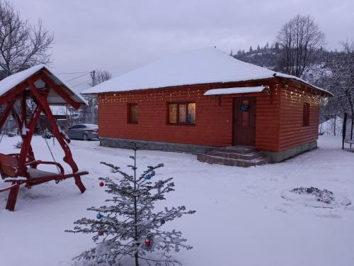 Котедж "Затишний відпочинок" during the winter