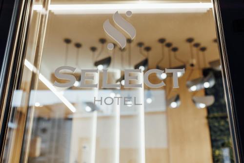 Certificat, premi, rètol o un altre document de Select Hotel