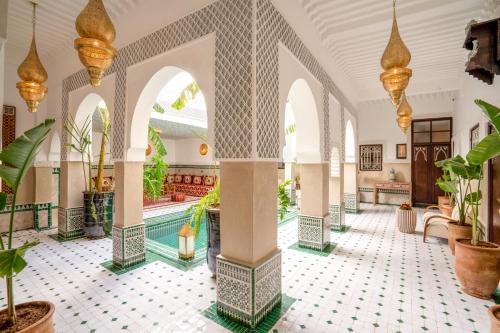 Krevet ili kreveti u jedinici u okviru objekta BÔ Riad Boutique Hotel & Spa