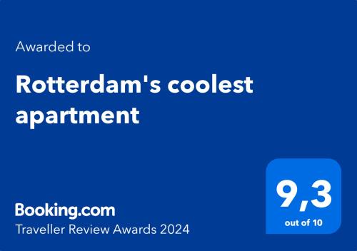 Rotterdam's coolest apartment的證明、獎勵、獎狀或其他證書