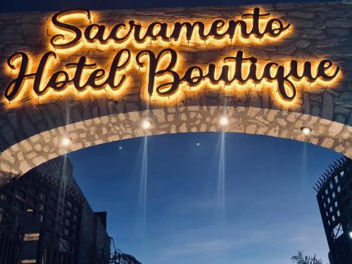 Сертифікат, нагорода, вивіска або інший документ, виставлений в Hotel Boutique Sacramento