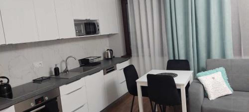 Кухня или мини-кухня в Apartament Choszczno
