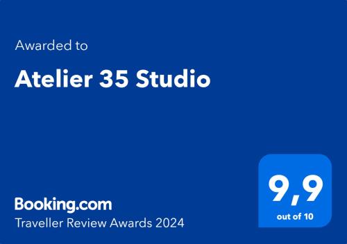 Atelier 35 Studio في زغرب: شاشة زرقاء مع النص الذي أرسل عبر البريد الإلكتروني إلى استوديو aseller