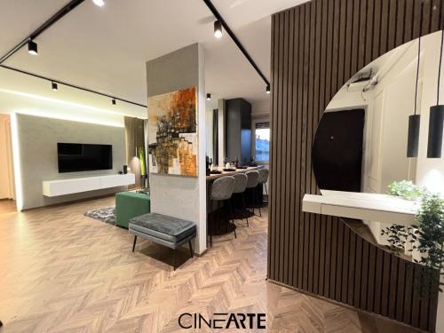 Телевізор і / або розважальний центр в CineArte Residence